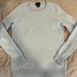 Blue Cashmere by Bloomingdale’s crew neck sweater
